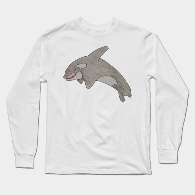 Orca Whale Long Sleeve T-Shirt by DiegoCarvalho